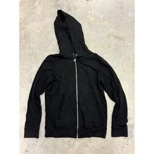 MONROW Women's Black Full Zip Up Hoodie Lightweight Casual Jacket‎